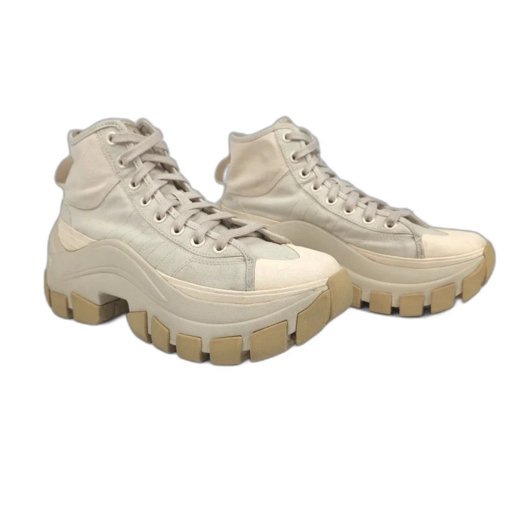 ADIDAS ORIGINALS Nizza HI XY22 Halo Ivory Lug Sole Sneaker 90s Y2k Streetwear
